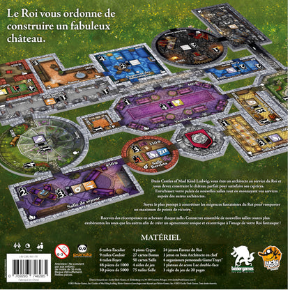 dos boite jeu Castles of Mad King Ludwig