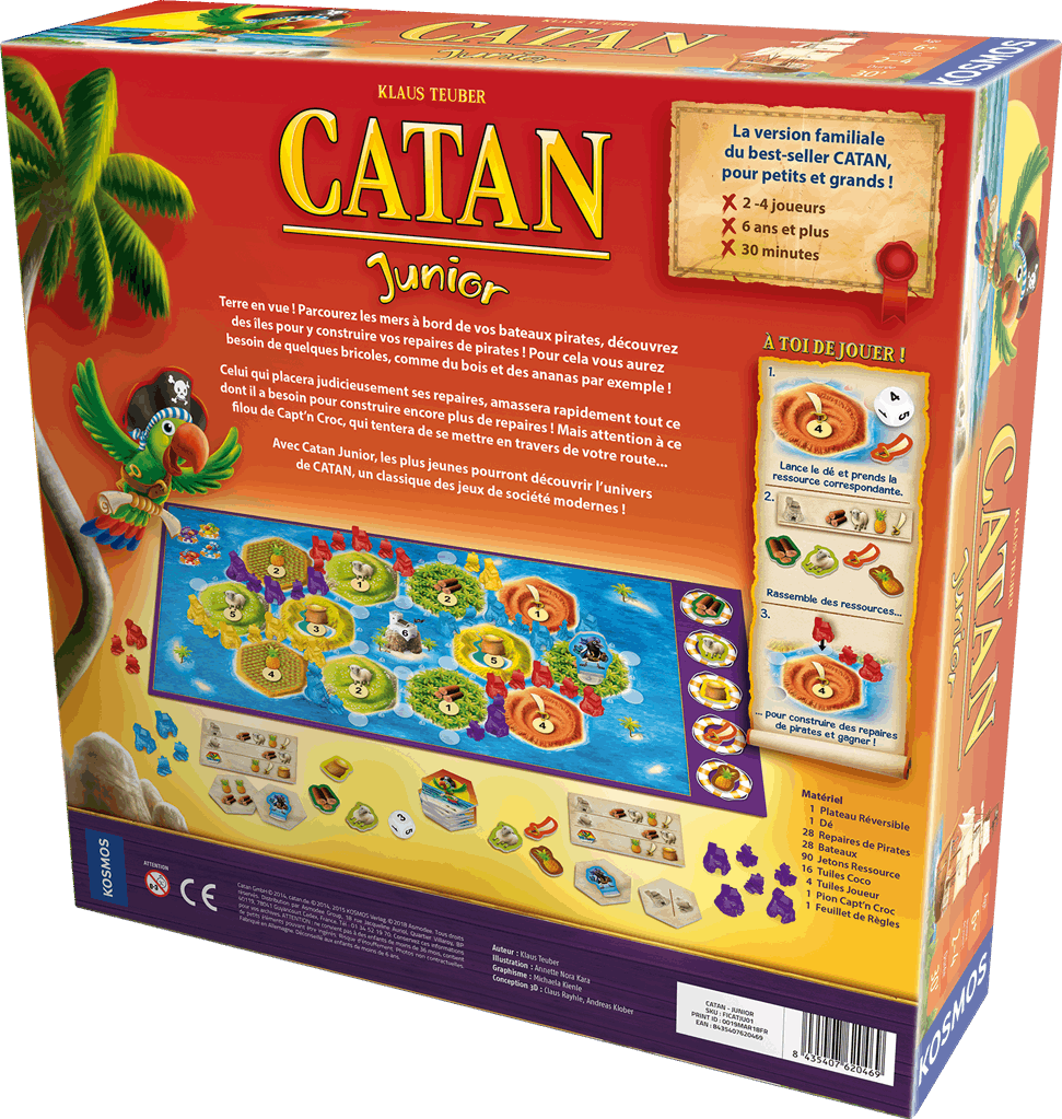 dos boite jeu Catan Junior