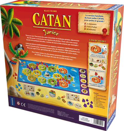 dos boite jeu Catan Junior