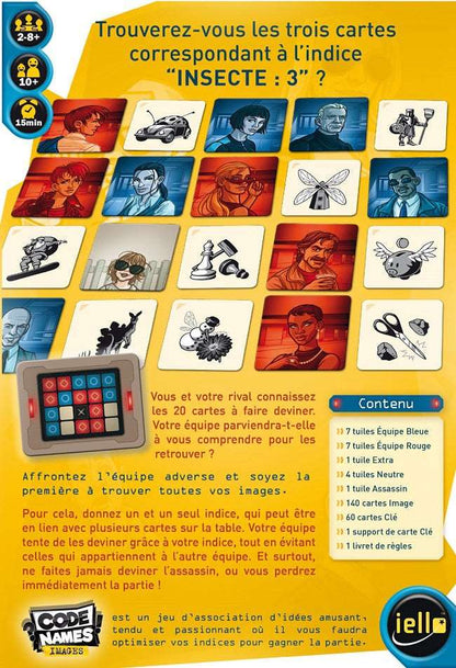 dos boite jeu Codenames Images