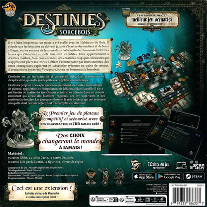 dos boite jeu Destinies Sorcebois