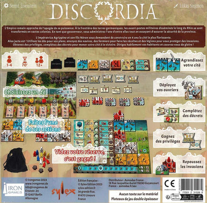 dos boite jeu Discordia