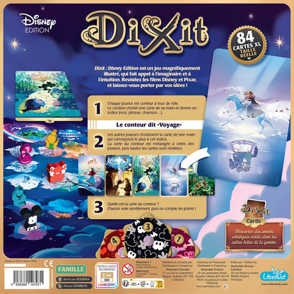 dos boite jeu Dixit Disney Edition