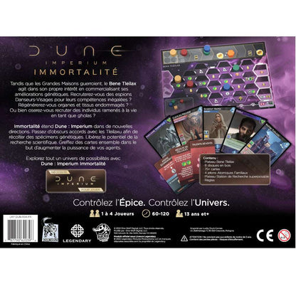 dos boite jeu Dune Imperium Immortalite