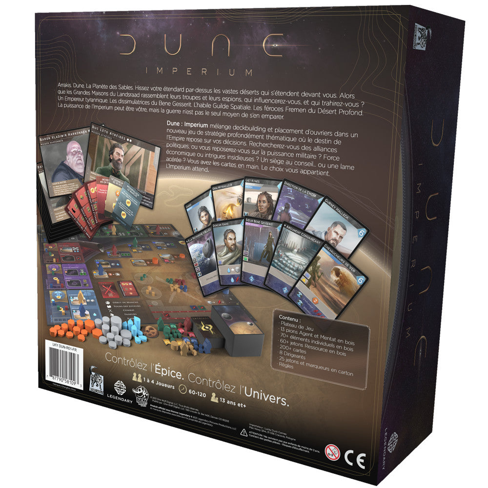 dos boite jeu Dune Imperium