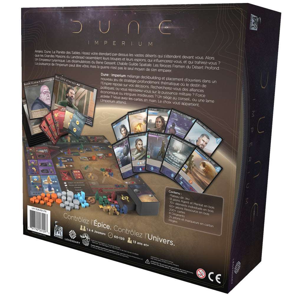 dos boite jeu Dune Imperium