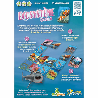 dos boite jeu Ecosysteme Ocean