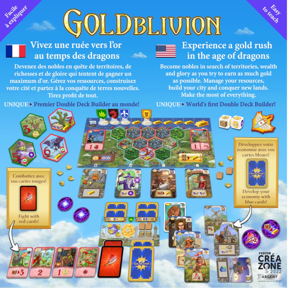 dos boite jeu Goldblivion