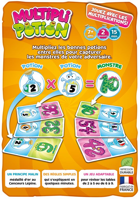 dos boite  jeu Multiplipotion