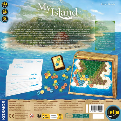 dos boite jeu My Island