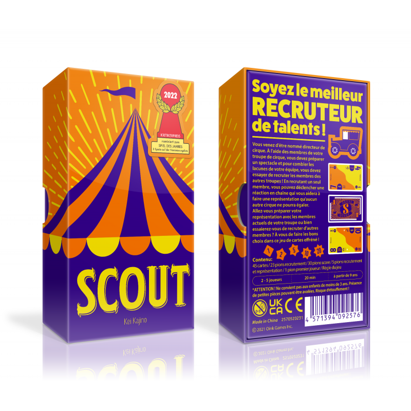 dos boite jeu Scout