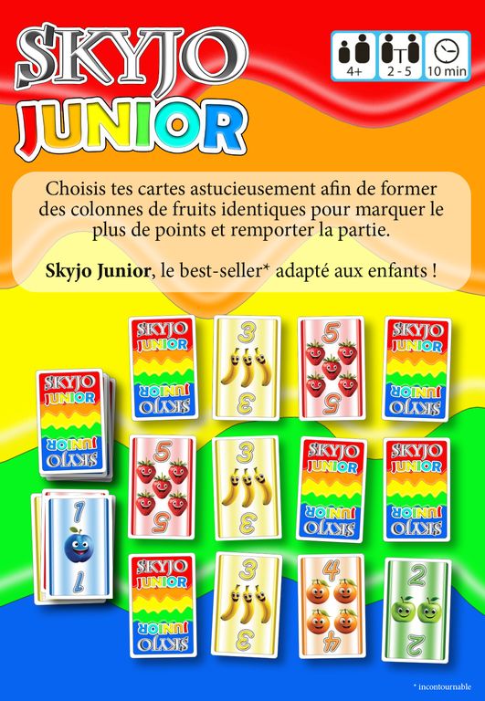 dos boite  jeu Skyjo Junior