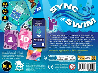dos boite jeu Syncor Swim