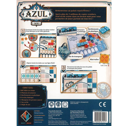 dos boite jeu azul mini