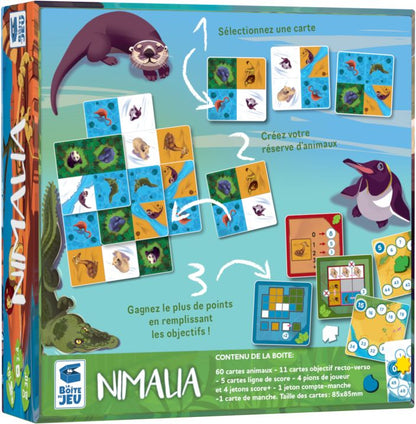 dos boite jeu nimalia