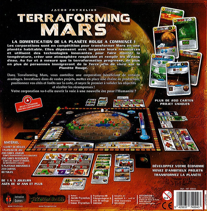 dos boite jeu terraforming mars