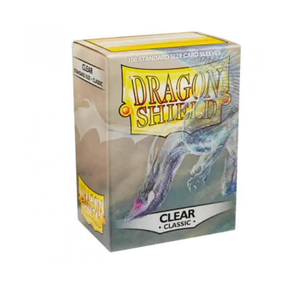 dragon shield standard size classic sleeves clear boite