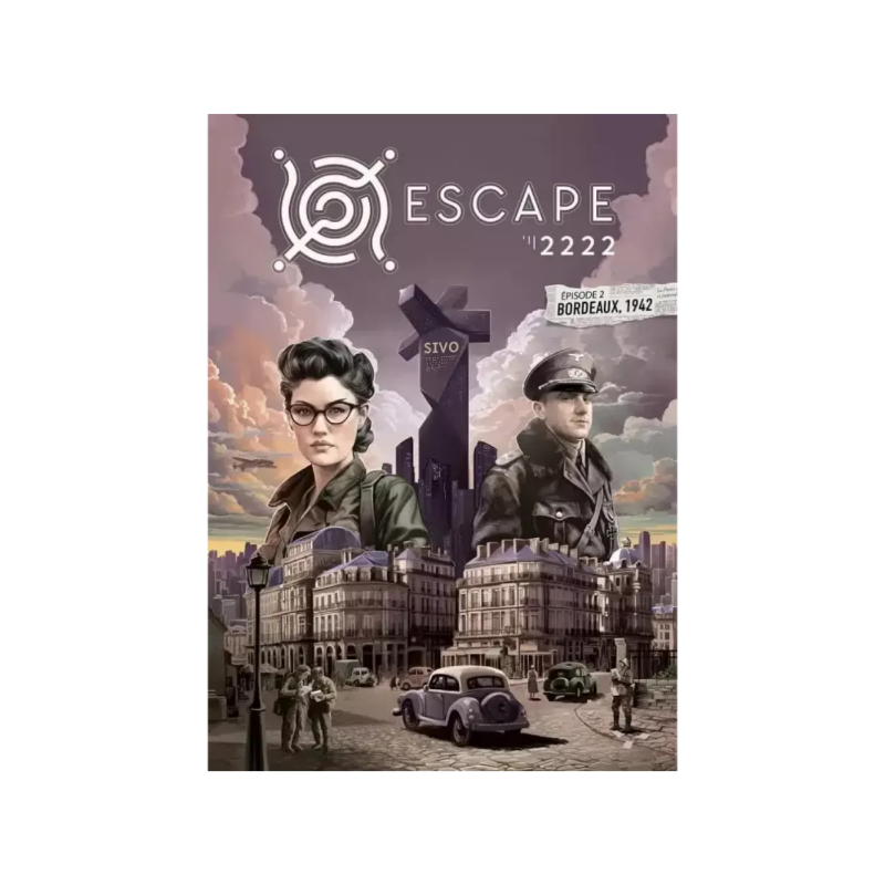 jeu societe escape 2222 episode 2 bordeaux 1942 boite