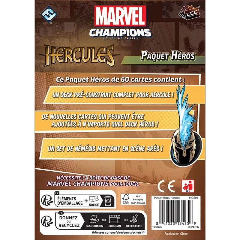 hercule marvel champions dos deck