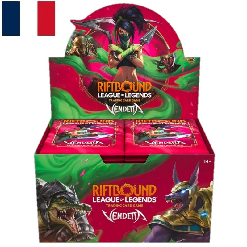 jcc riftbound vendetta display 24 boosters FR