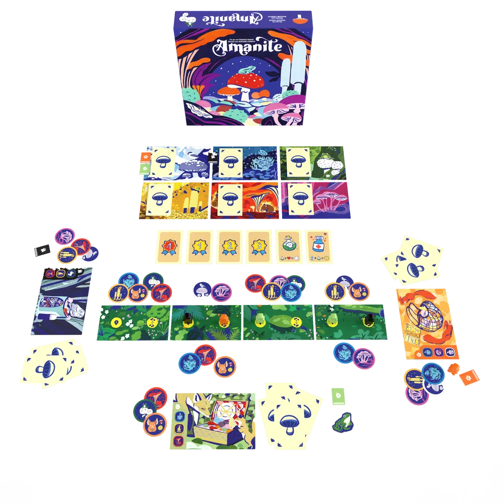 jeu de societe Amanite matériel