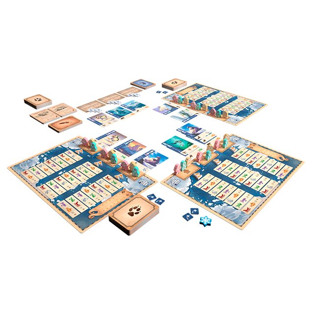 jeu de societe Borealis Expeditions Arctiques matériel