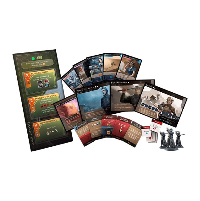 jeu de societe Dune Imperium Lignées matériel