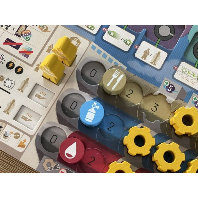 jeu de societe Galactic Cruise détail plateau