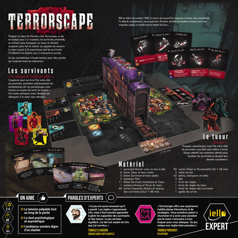 jeu de societe Terrorscape dos de boite