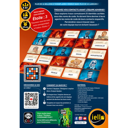 jeu de societe codenames dos de boite