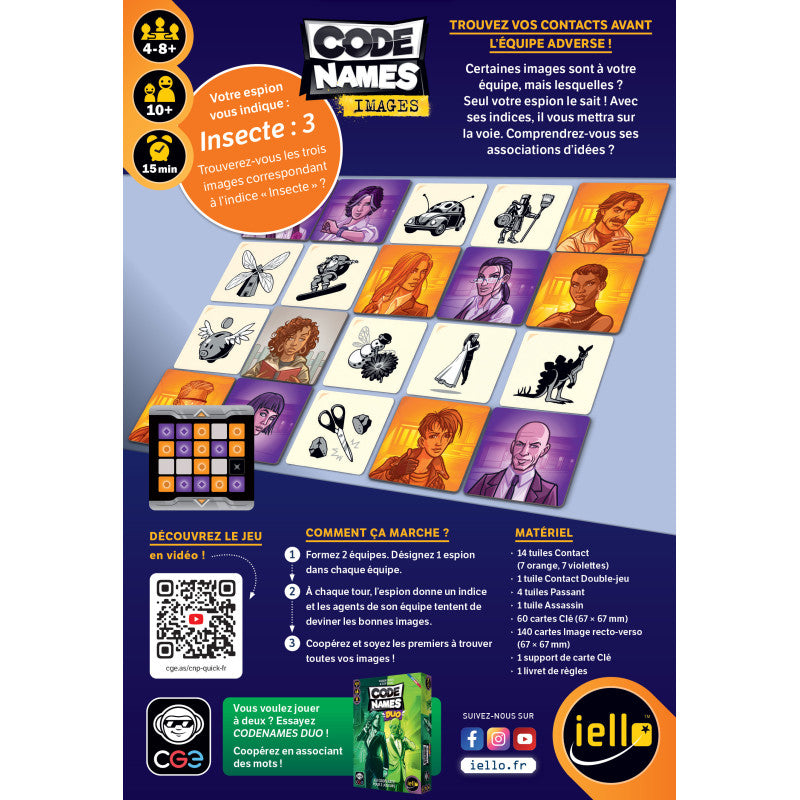 jeu de societe codenames images dos boite