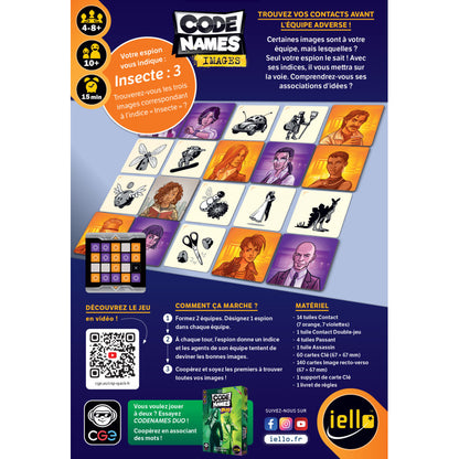jeu de societe codenames images dos boite
