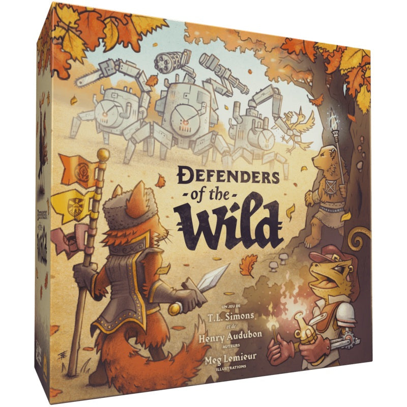 jeu de societe defenders of the wild boite