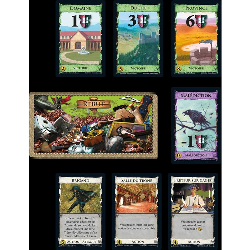 jeu de societe dominion cartes