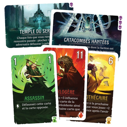 jeu de société duel pour cardia cartes