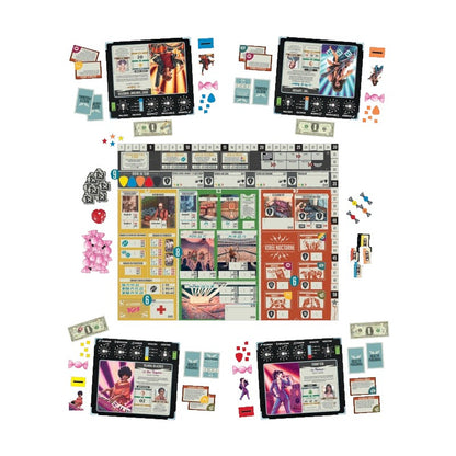 jeu de societe rock hard 1977 matériel