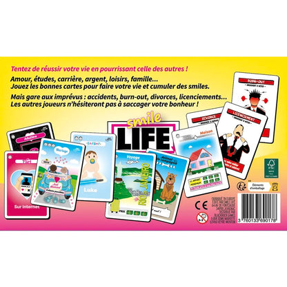 jeu de societe smile life dos de boite