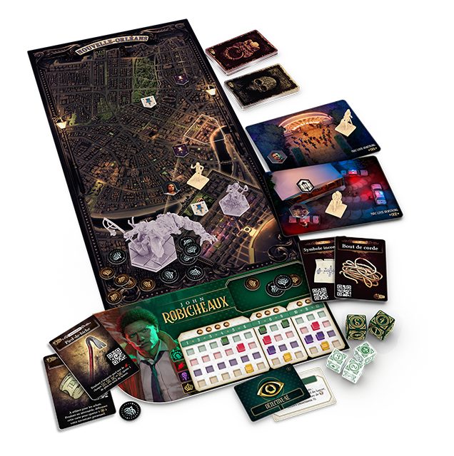 jeu de societe the dark quarter matériel