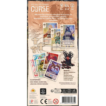 jeu de societe the val of eternity curse dos boite