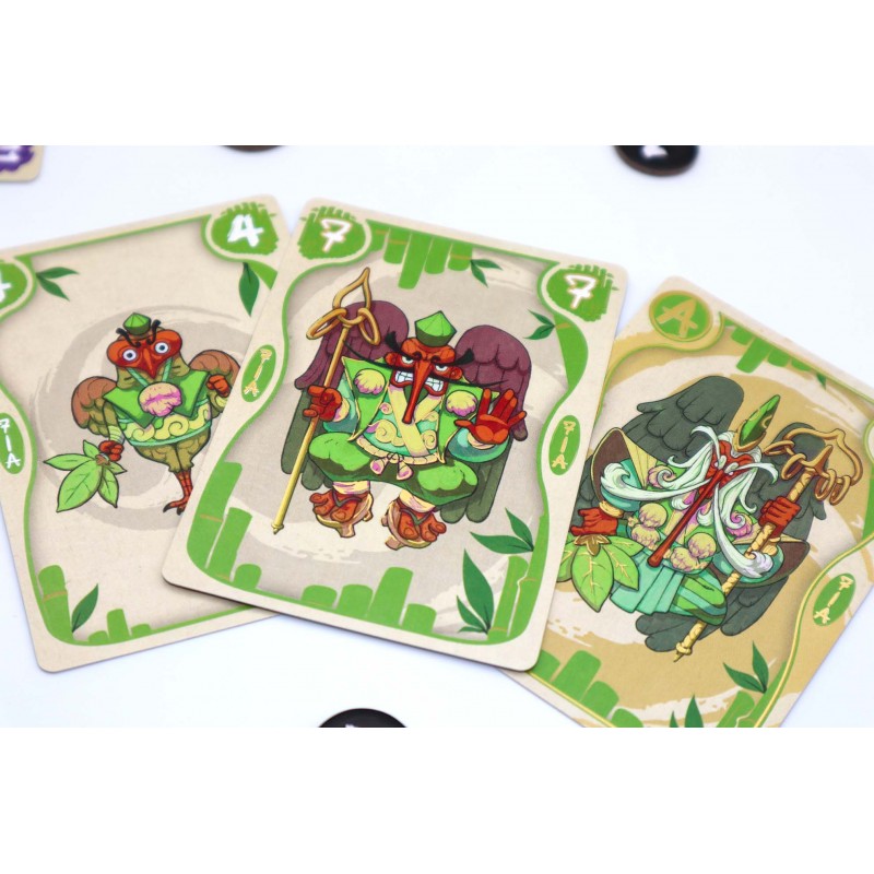 jeu de societe 7 Yokai cartes