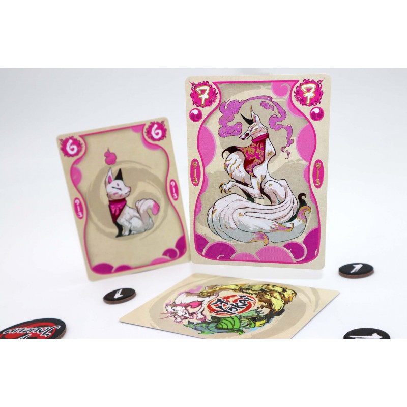 jeu de societe 7 Yokai cartes