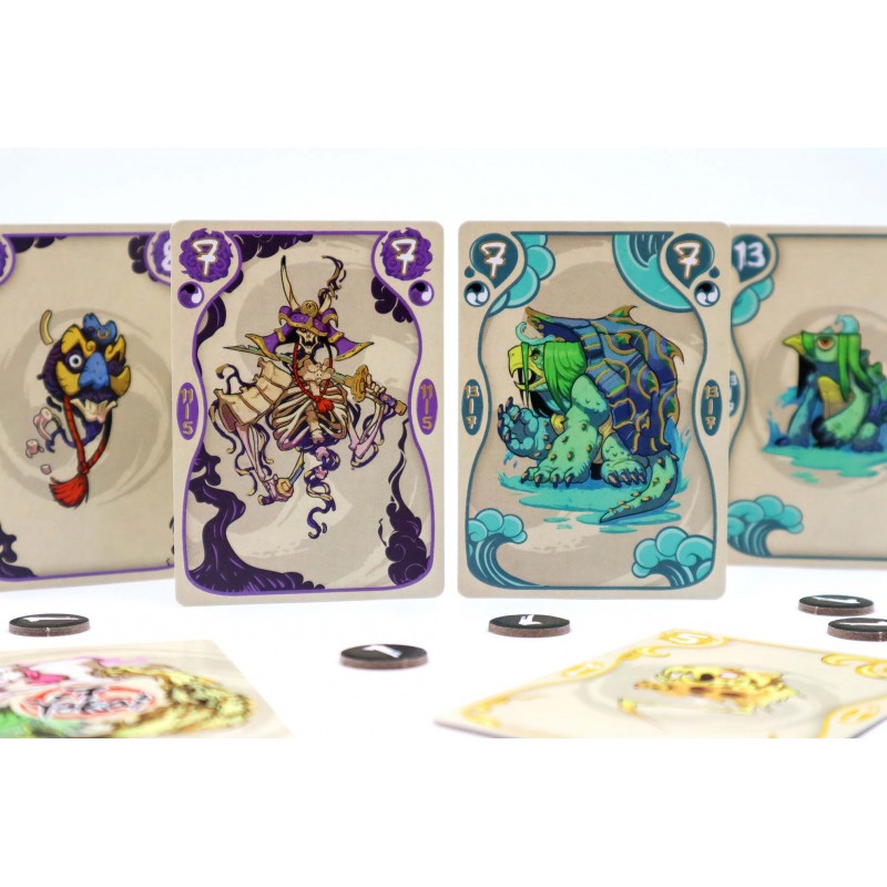jeu de societe 7 Yokai cartes