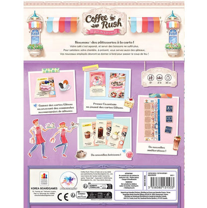 jeu de societe Coffee Rush C'est du Gateau dos de boite