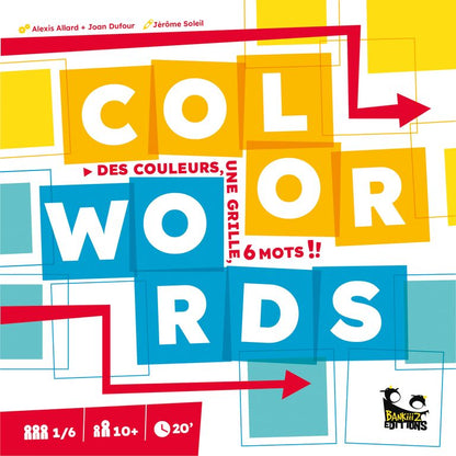 jeu de societe Color Words boite