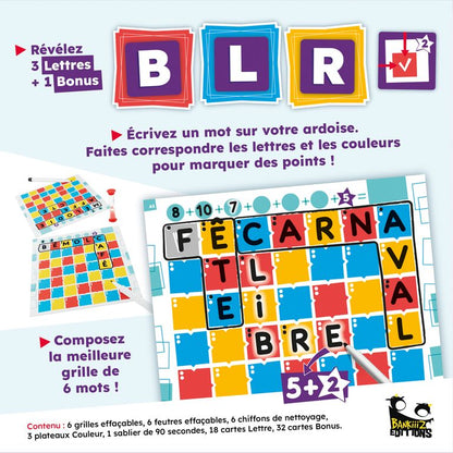 jeu de societe Color Words dos boite