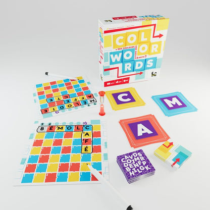 jeu de societe Color Words materiel