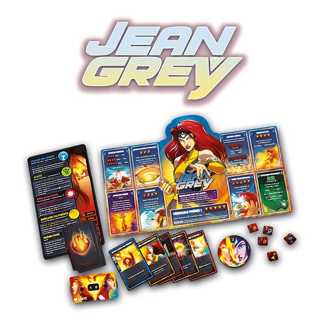jeu de societe Dice Throne Marvel -JeanGrey
