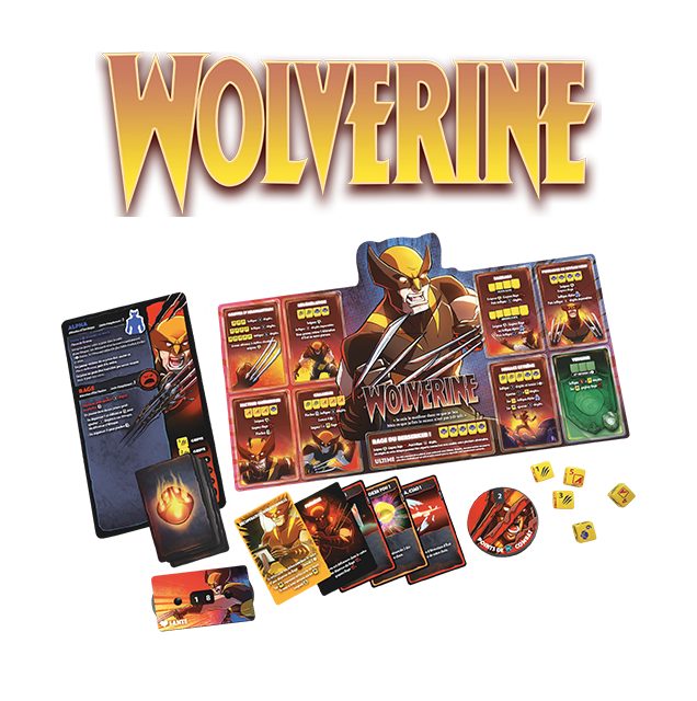 jeu de societe Dice Throne Marvel -Wolverine