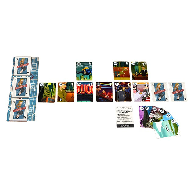 jeu de societe fujitif materiel