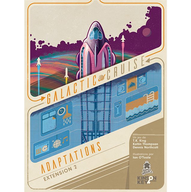 jeu de societe Galactic Cruise Adaptations boite